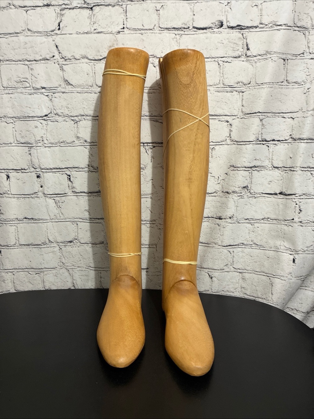 Vintage Solid Wood Riding Boots Tree -For Tall Boots Collectible